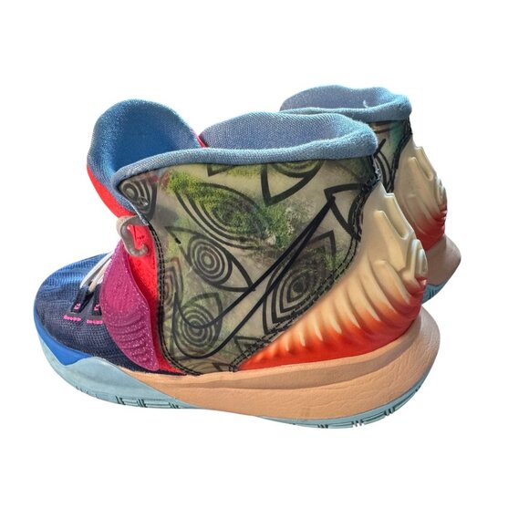 Nike‎ Kyrie 6 Unite The World Basketball Shoes Multicolor Boys Size 4Y - Picture 15 of 16